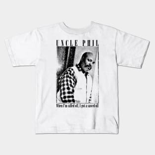 Uncle Phil / 90s Style Aesthetic Fan Design Kids T-Shirt